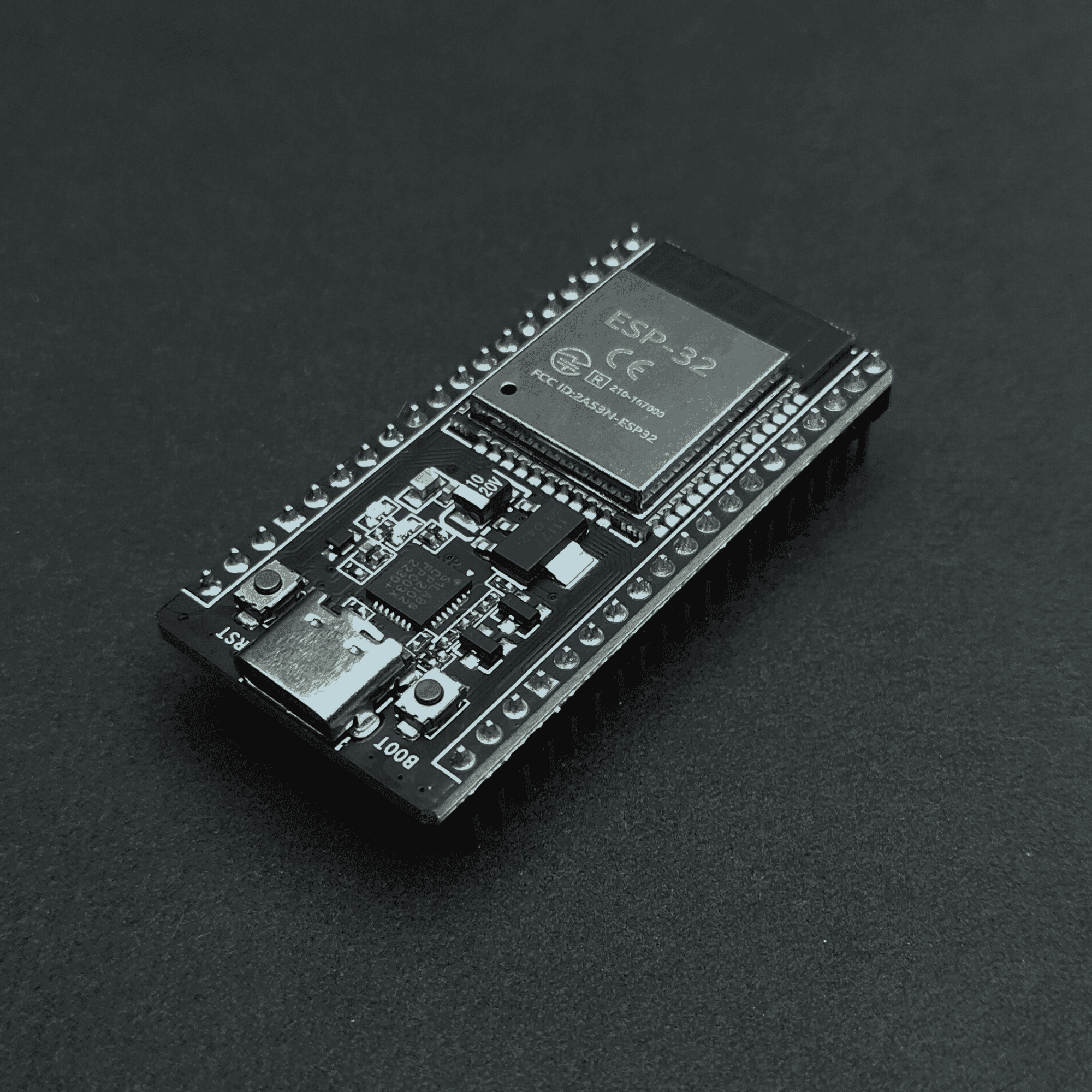 ESP32 WROOM-32 C Type CP2102 USB Dual Core WiFi + Bluetooth 38 Pins
