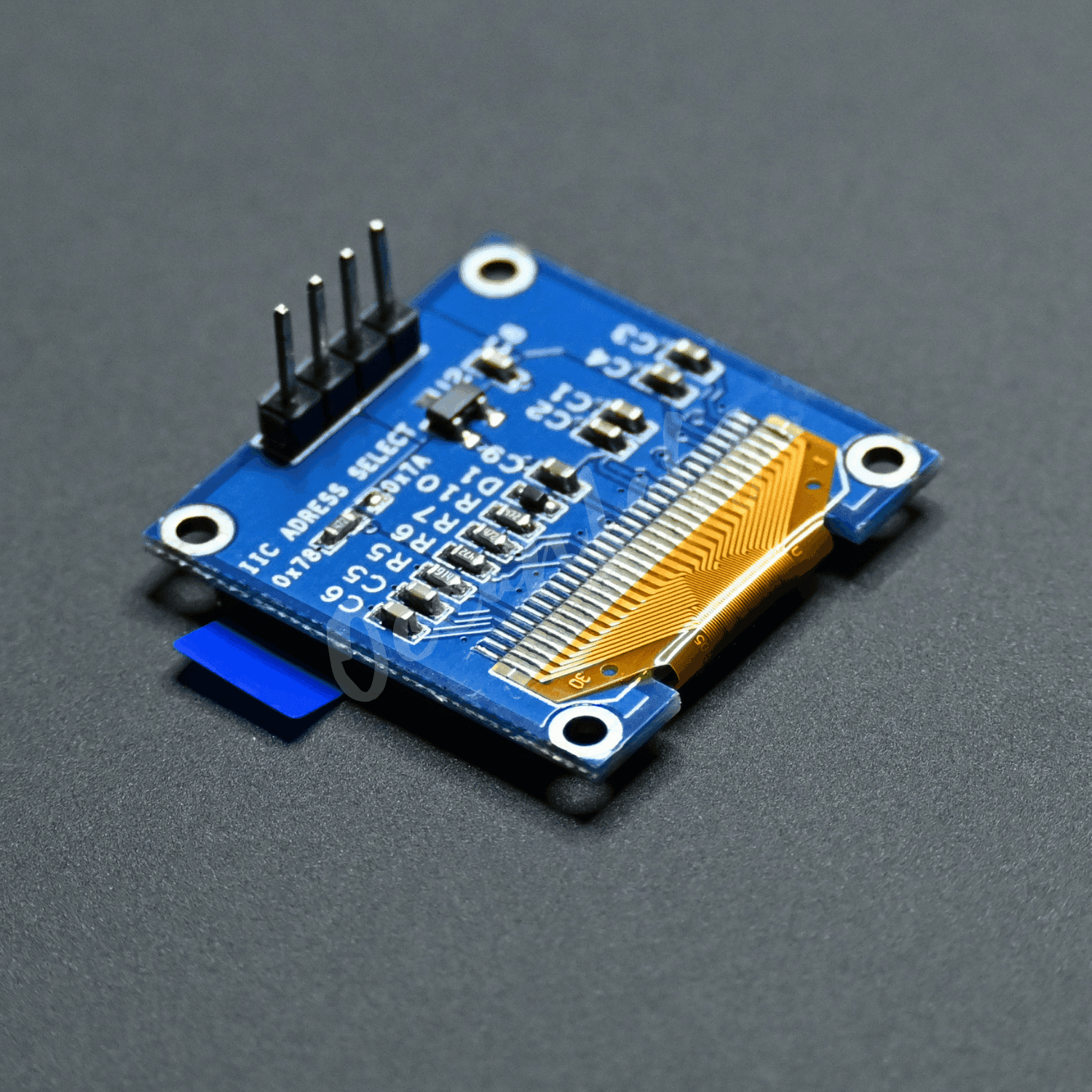 D1286464 Rsi 0.96 inch 4Pin 128 x 64 Blue I2C OLED Display Module