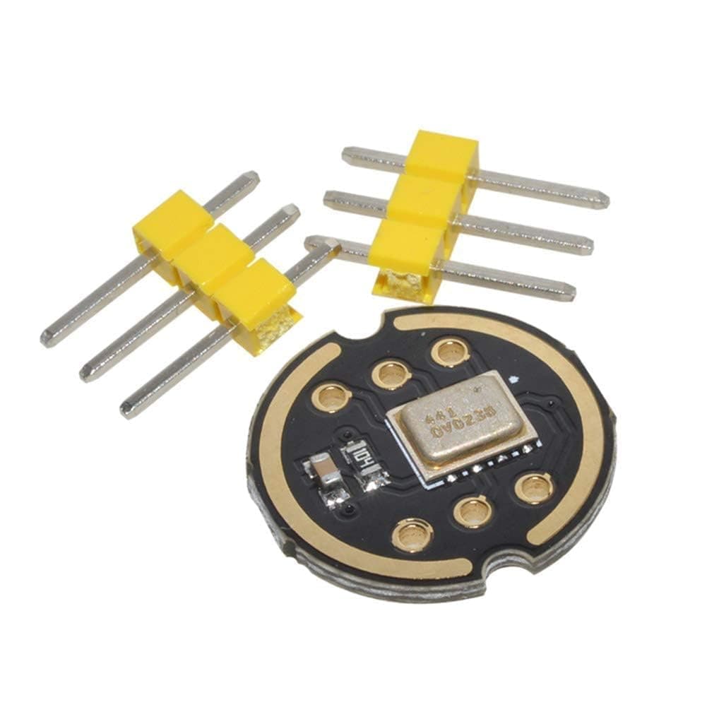 INMP441 Omnidirectional MEMS Microphone Module, Digital I2S Output, High Precision Audio Sensor Board with Pins for DIY Electronics Projects